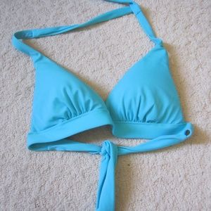 Victoria's Secret Swim~Aqua Blue Bikini Top~Size Medium